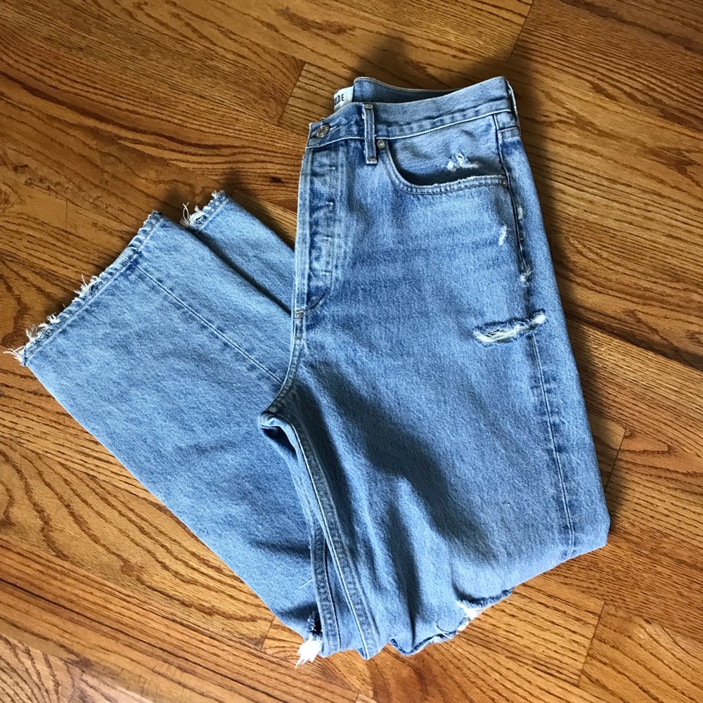 AGOLDE 90’s Distressed Jeans - Picture 2 of 13